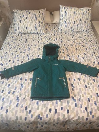 Chaqueta de esquí Didriksons verde 120cm