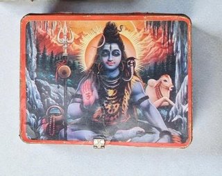 Caja de Hojalata Litografiada con Shiva