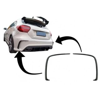 Aletines traseros para paragolpes AMG de Mercedes
