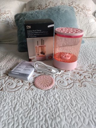 Limpiador de brochas de maquillaje