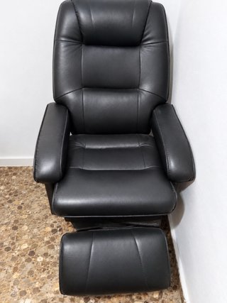 Sillón reclinable polipiel con función de masaje