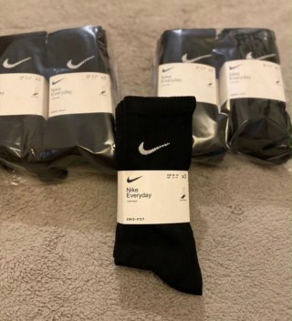 3 Packs de Calcetines Nike Everyday Negros