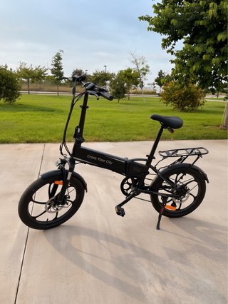 Bicicleta Eléctrica Plegable ADO A20 Negra