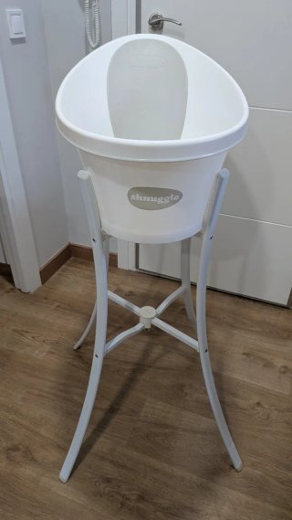 Bañera para bebé Shnuggle con patas