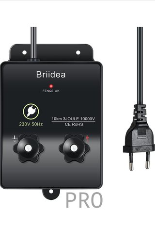 Dispositivo eléctrico para cercas de 230 V Briidea