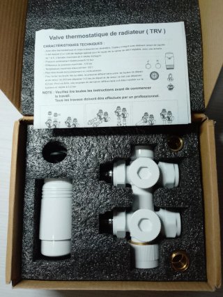 Kit Válvula Termostática EMKE Multiblock Blanco