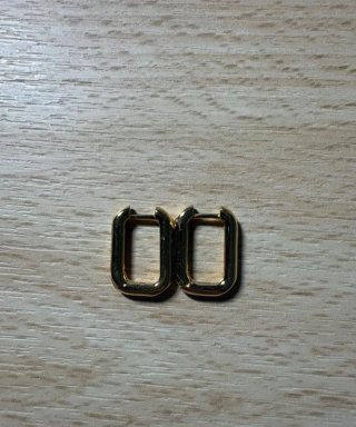 Pendientes de Aro Cuadrado