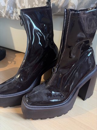 Botines Granates con Plataforma