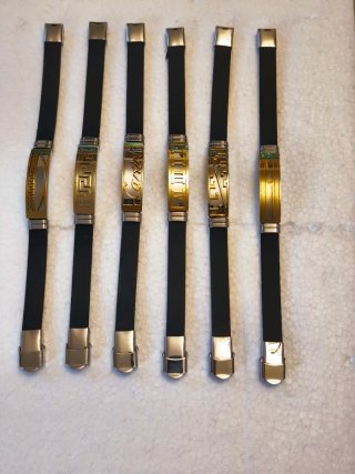 Pulsera acero inoxidable y caucho para elegir