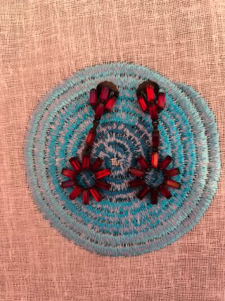 Pendientes Pedrería Estilo Art Déco