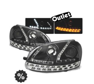 GF FAROS PARA VOLKSWAGEN VW GOLF 5 03-08 LUZ DIURNA LED NEW