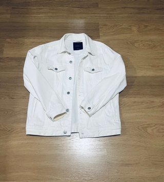Chaqueta Vaquera Blanca Talla M
