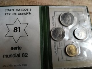 Cartera Monedas Juan Carlos I Mundial 82