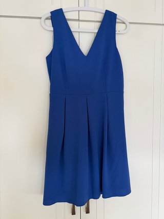 Vestido corto azul