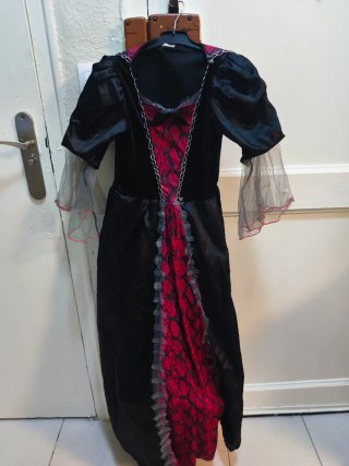 Disfraz de Vampira para Niña TALLA 9-10