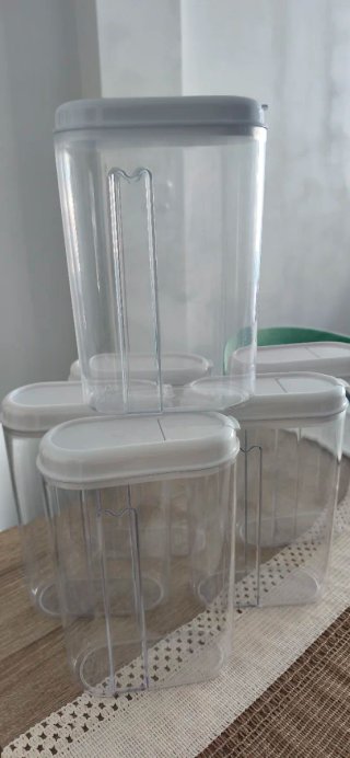 Set de 9 Botes de Almacenamiento con Dosificador
