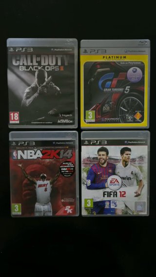 Lote de 4 Juegos para PS3