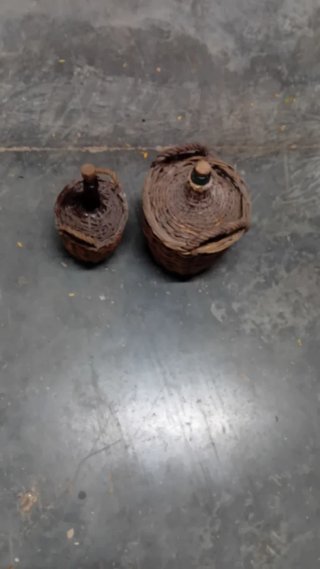 2 Antiche Bottiglie di Cristallo
