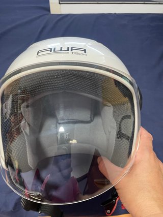 Casco de Moto AWA Tech Blanco Talla XS