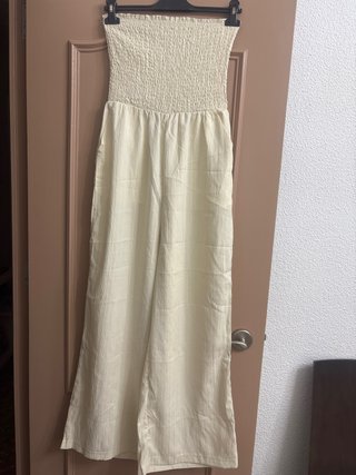 Mono de vestir beige