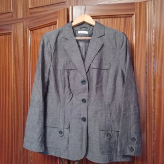 Chaqueta americana gris