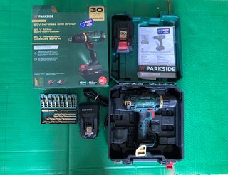 Atornillador Taladro Parkside 20Li G8 Ed. Limited