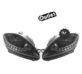 GF FAROS PARA SEAT LEON ALTEA TOLEDO 04-09 LUZ DIURNA LED FO
