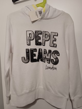 Sudadera Blanca Pepe Jeans London