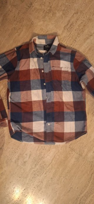 Camisa de cuadros Hollister Talla xl