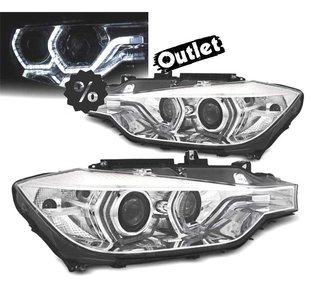 GF FAROS BMW F30 F31 LCI 15-18 LUZ DIURNA LED DRL CROMADOS R