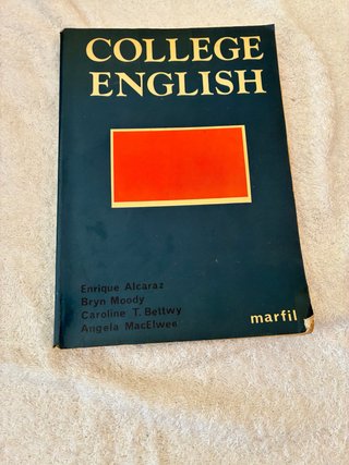 Libro de inglés College English - Enrique Alcaraz