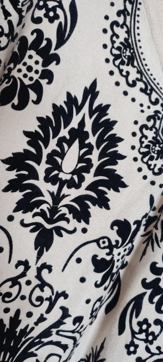 Vestido de Punto Estampado Túnica Talla S
