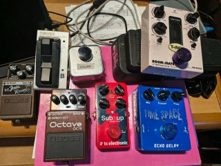 Lote de 7 Pedales de Guitarra