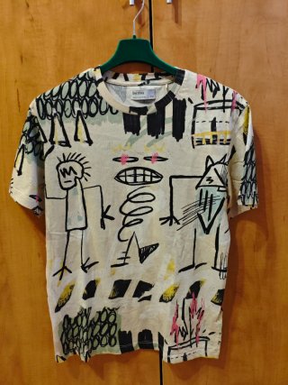 Camiseta Bershka Estampada Talla XS