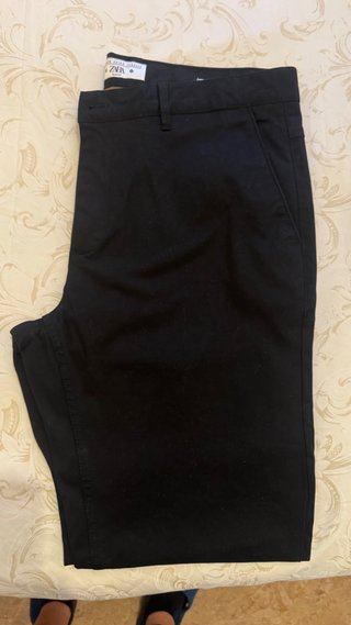 Pantalón Zara Negro Talla 46 Negro