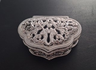 Cajita Joyero Plateada