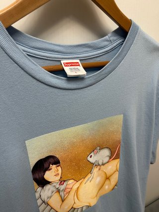 Camiseta Supreme Mouse Tee Azul