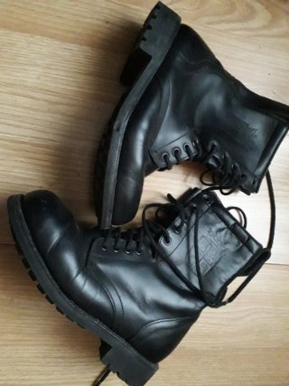 Botas de Piel Negras Talla 39