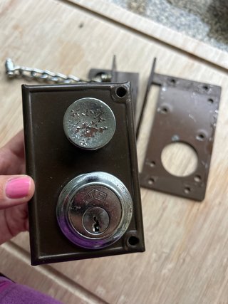 Cerradura de seguridad con cadena