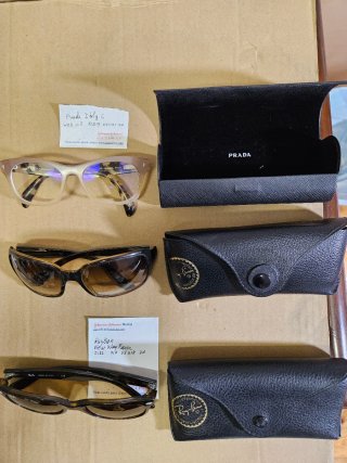 Ray-Ban sol y Prada graduadas