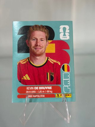 Cromo Kevin De Bruyne Mundial Panini