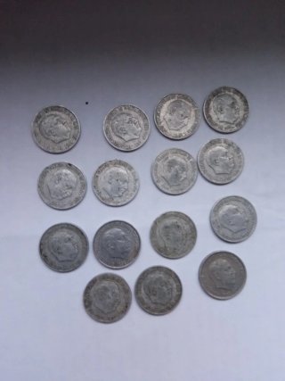 15 Monete da 20 Centesimi di Peseta (1959)