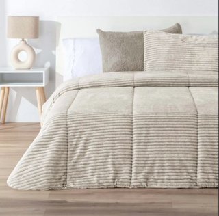 Edredón Manterol Borreguillo Cama 150 Beige