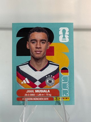 Cromo Mundial Panini Jamal Musiala