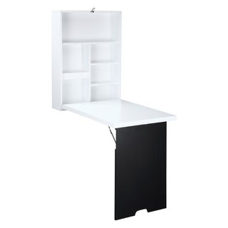 Mesa Escritorio Plegable de Pared con Pizarra, 60x