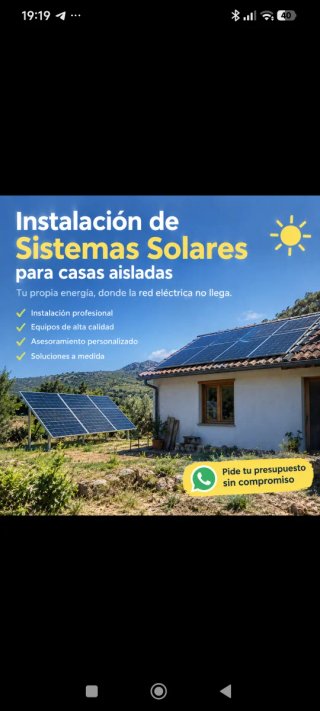 Kits energía solar, sistemas solares desde 600€