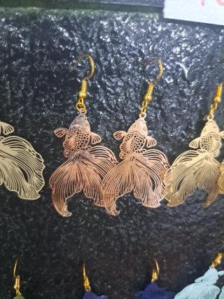 Pendientes Artesanales Pez