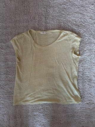 Camiseta Amarilla Mango Talla S