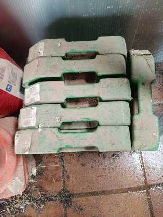 6 Contrapesos John Deere