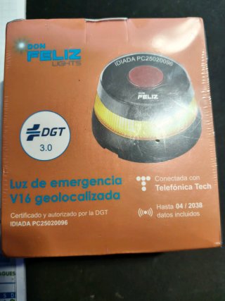 Baliza V16 Don Feliz Geolocalizada+baliza emergenc